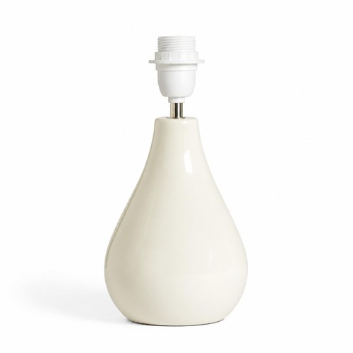 Ceramic table lamp base cream - lamp,