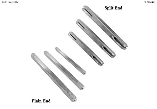 Spindle bar split - split,