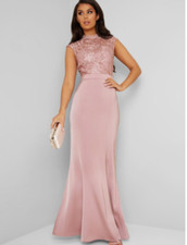 Chi Chi Mink Lace Maxi Dress