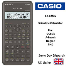 CASIO FX82MS Advanced Scientific Calculator for A-Level & Gcse's -2 LINE DISPLAY