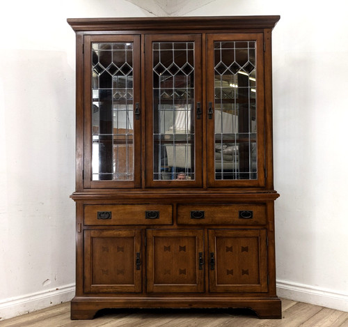 Display cabinet large wood - large,