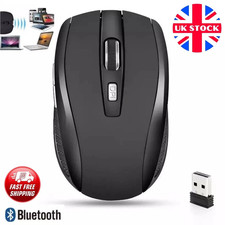 BLACK WIRELESS CORDLESS 2.4ghZ