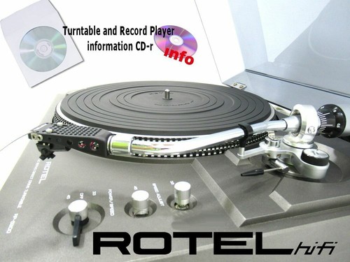 Rotel turntable record player