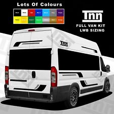 STICKERS for PEUGEOT BOXER L3 LWB GRAPHICS STRIPES MOTORHOME CAMPERVAN VAN KIT