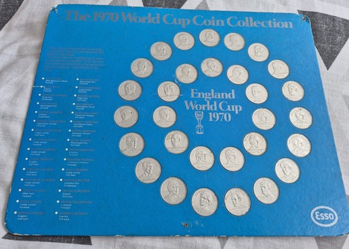 1970 esso world cup coin - esso,