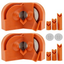 2Pcs Drill Bit Sharpener,Multipurpose Drill Bit Grinding Sharpener,Drill9681