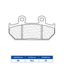 FRONT SINTERED BRAKE PADS