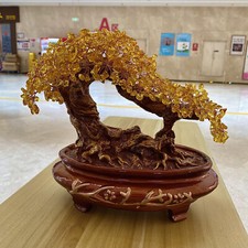 3.58LB Zhaocai Tree Wealth Attraction Crystal Tree Quartz Home Decoration