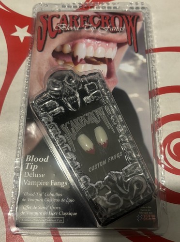Blood tip deluxe vampire fangs - deluxe,
