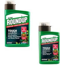 Roundup Ultra Tough Weedkiller Liquid Super Concentrate  Nettles killer 500ml&1L