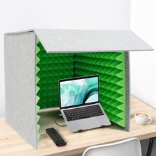 Vocal Recording Booth Desktop Soundproof Cover Vocal Sound Absorbing Shield NEW