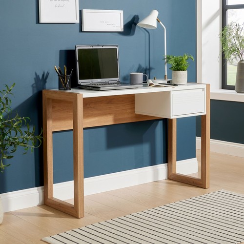 Writing desk english - desk, oak