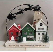 Next  Light Up Wooden Houses Christmas Scene