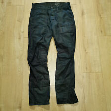 G Star 3301 Fire Elwood Narrow Jeans Mens W32 L32 Blue Biker