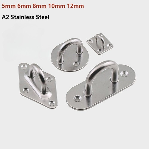 Stainless steel eye plate - steel,