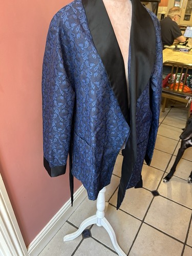 Sapphire blue jaquard - blue,