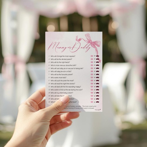 Baby shower game mummy - game,