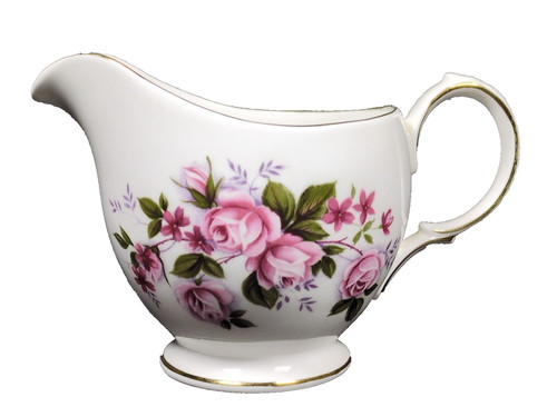 Vintage queen anne milk jug - vintage,