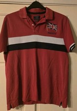 HACKETT  MENS  XL  RED  HEAVY   POLO  SHIRT  VERY  GOOD  USED CONDITION