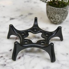 Deluxe Black Cast Iron Japanese Star Teapot Stand