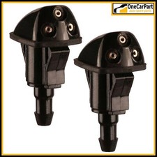 2 x FRONT WINDSCREEN WASHER JET SPRAY NOZZLE FOR HYUNDAI i10 2007-10, 2013