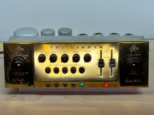 Vintage the fisher tube - fisher, 80-c