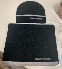 LV Louis Vuitton WOOL BEANIE HAT & SCARF