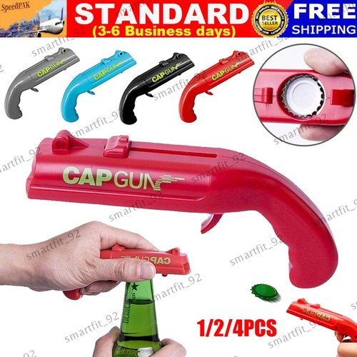 Cap gun bottle opener - gun,