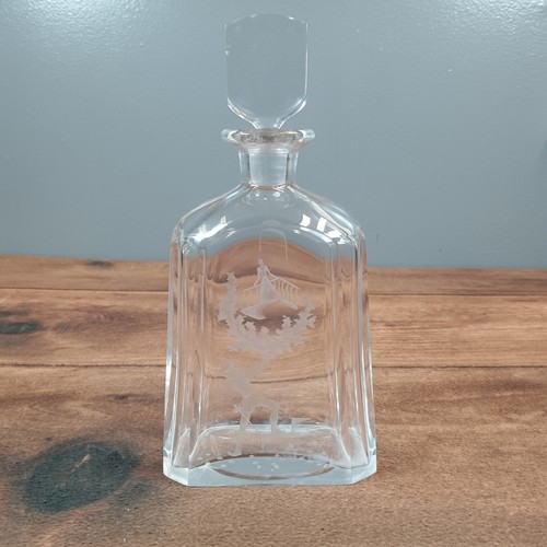 Vintage etched crystal - etched,