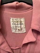 Vintage Ossie Clark raspberry