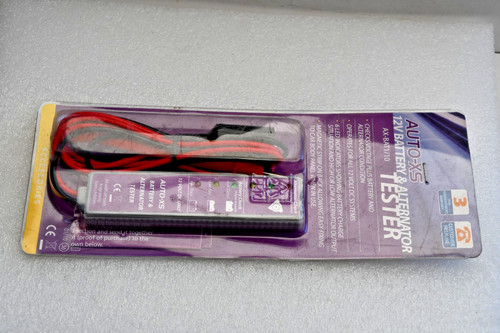 Auto battery and alternator - battery,