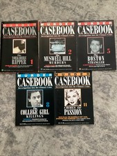 Murder Casebook Magazines Issues 1 2 5 8 & 11 Great Condition 90s Marshall Caven