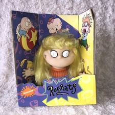 Vintage Rare Rugrats 1996 Viacom #17811 Angelica Vinyl Soft Toy Doll Nickelodeon