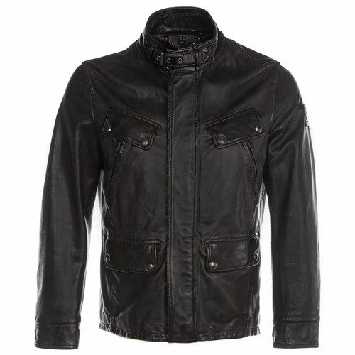 Belstaff leather jacket - belstaff,