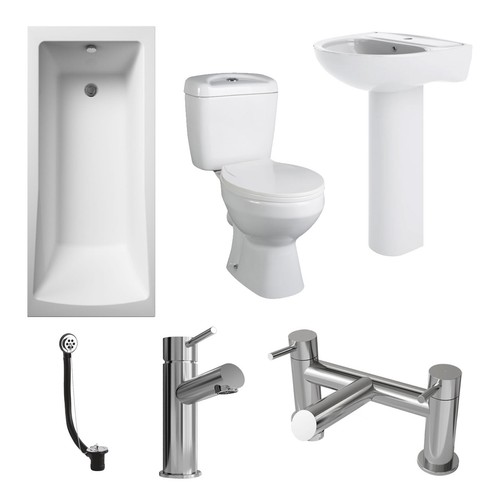Modern complete bathroom suite - modern,