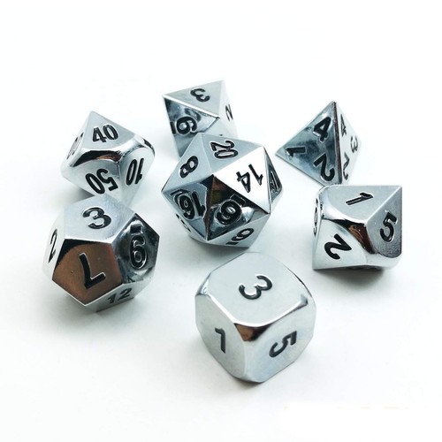 Bescon dice gloss silver - dice,