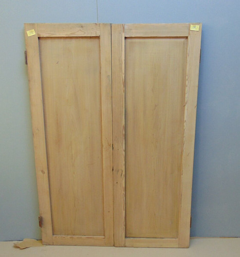 Cupboard doors door pair pine - cupboard,