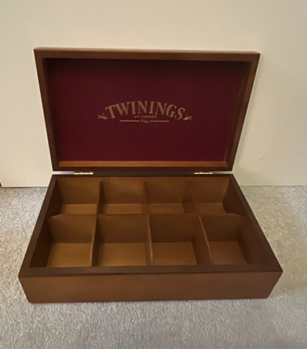 Twinings tea wooden display - twinings,