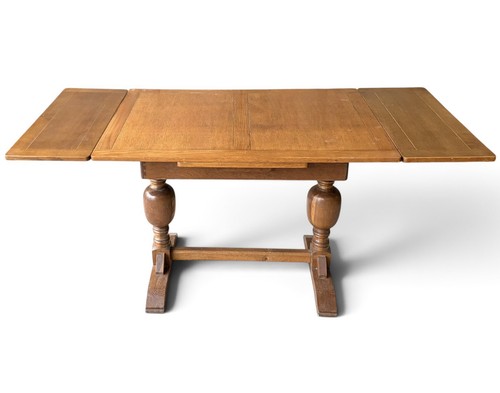 Antique solid golden oak draw - golden,