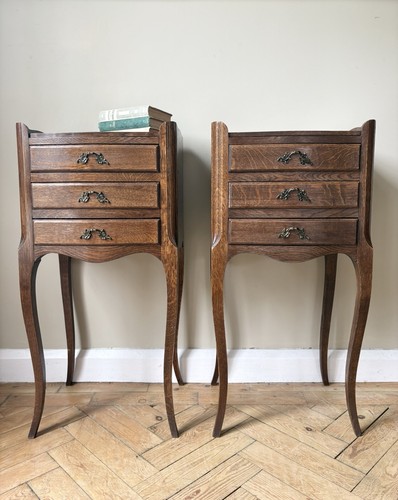 Pair elegant french oak - a,