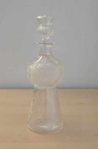 Edinburgh crystal thistle cut - crystal,
