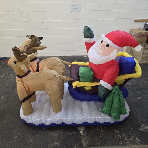 Christmas inflatable santa - inflatable, on