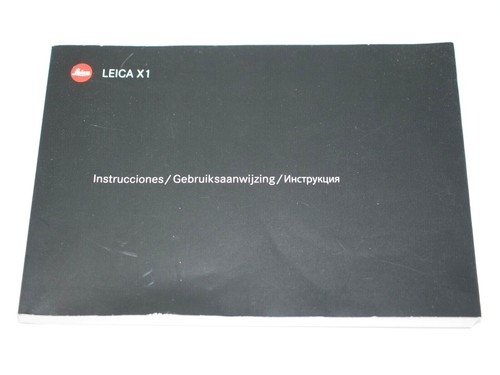 Leica camera instruction - leica,