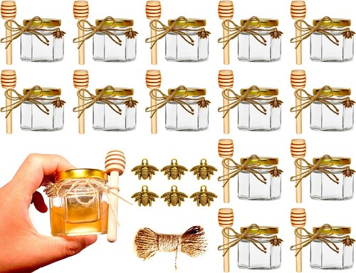 Mini hexagon honey - mini, jars