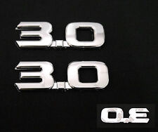 2 x " 3.0 " LOGO EMBLEMS