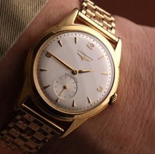 Vintage Longines 18k solid