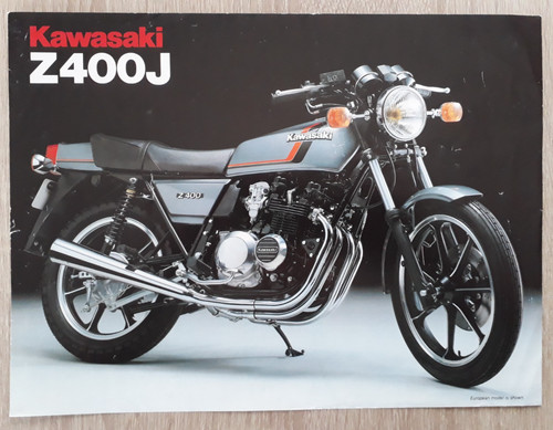 Kawasaki z400j brochure - kawasaki, /