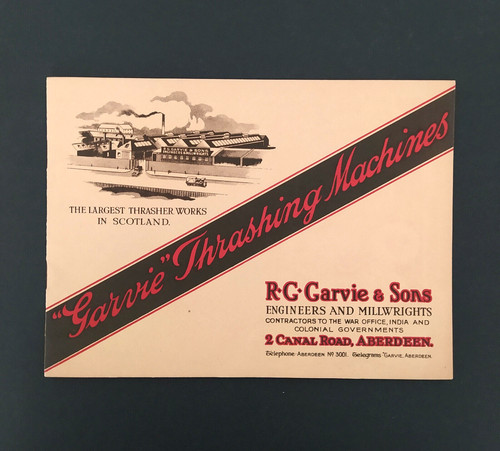Garvie sons scottish - "r.g,