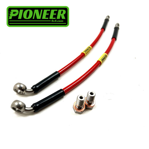 Braided brake lines - braided, land