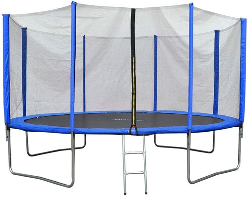 Trampoline with safety net - safety,